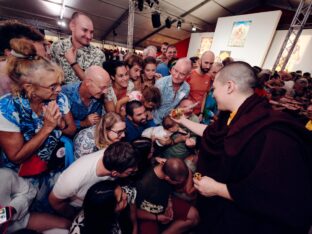Thaye Dorje, His Holiness the 17th Gyalwa Karmapa, at the 2026 International Summer Course at the Europe Center, Germany. Photo: Tokpa Korlo.