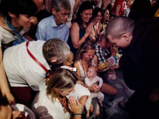 Thaye Dorje, His Holiness the 17th Gyalwa Karmapa, at the 2026 International Summer Course at the Europe Center, Germany. Photo: Tokpa Korlo.