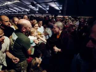 Thaye Dorje, His Holiness the 17th Gyalwa Karmapa, at the 2026 International Summer Course at the Europe Center, Germany. Photo: Tokpa Korlo.