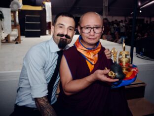 Thaye Dorje, His Holiness the 17th Gyalwa Karmapa, at the 2026 International Summer Course at the Europe Center, Germany. Photo: Tokpa Korlo.