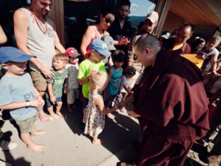 Thaye Dorje, His Holiness the 17th Gyalwa Karmapa, at the 2026 International Summer Course at the Europe Center, Germany. Photo: Tokpa Korlo.