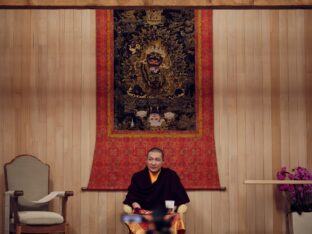 Thaye Dorje, His Holiness the 17th Gyalwa Karmapa, at the 2026 International Summer Course at the Europe Center, Germany. Photo: Tokpa Korlo.