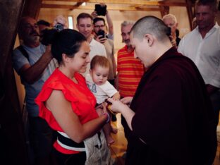 Thaye Dorje, His Holiness the 17th Gyalwa Karmapa, at the 2026 International Summer Course at the Europe Center, Germany. Photo: Tokpa Korlo.