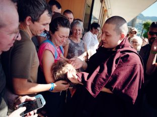 Thaye Dorje, His Holiness the 17th Gyalwa Karmapa, at the 2026 International Summer Course at the Europe Center, Germany. Photo: Tokpa Korlo.