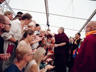 Thaye Dorje, His Holiness the 17th Gyalwa Karmapa, at the 2026 International Summer Course at the Europe Center, Germany. Photo: Tokpa Korlo.