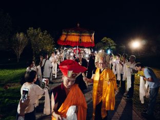 Thaye Dorje, His Holiness the 17th Gyalwa Karmapa, at the Karma Kagyu Monastery in Tainan, Taiwan, August 2026. Photo: Tokpa Korlo.