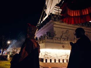 Thaye Dorje, His Holiness the 17th Gyalwa Karmapa, at the Karma Kagyu Monastery in Tainan, Taiwan, August 2026. Photo: Tokpa Korlo.