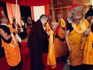 Thaye Dorje, His Holiness the 17th Gyalwa Karmapa, at the Karma Kagyu Monastery in Tainan, Taiwan, August 2026. Photo: Tokpa Korlo.