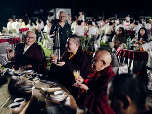Thaye Dorje, His Holiness the 17th Gyalwa Karmapa, at the Karma Kagyu Monastery in Tainan, Taiwan, August 2026. Photo: Tokpa Korlo.