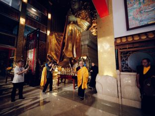 Thaye Dorje, His Holiness the 17th Gyalwa Karmapa, at the Karma Kagyu Monastery in Tainan, Taiwan, August 2026. Photo: Tokpa Korlo.