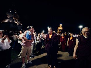 Thaye Dorje, His Holiness the 17th Gyalwa Karmapa, at the Karma Kagyu Monastery in Tainan, Taiwan, August 2026. Photo: Tokpa Korlo.
