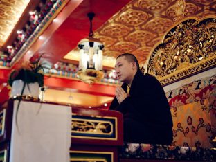 Thaye Dorje, His Holiness the 17th Gyalwa Karmapa, at the Karma Kagyu Monastery in Tainan, Taiwan, August 2026. Photo: Tokpa Korlo.