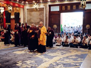 Thaye Dorje, His Holiness the 17th Gyalwa Karmapa, at the Karma Kagyu Monastery in Tainan, Taiwan, August 2026. Photo: Tokpa Korlo.