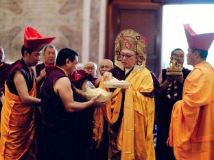 Thaye Dorje, His Holiness the 17th Gyalwa Karmapa, at the Karma Kagyu Monastery in Tainan, Taiwan, August 2026. Photo: Tokpa Korlo.