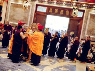 Thaye Dorje, His Holiness the 17th Gyalwa Karmapa, at the Karma Kagyu Monastery in Tainan, Taiwan, August 2026. Photo: Tokpa Korlo.