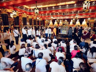 Thaye Dorje, His Holiness the 17th Gyalwa Karmapa, at the Karma Kagyu Monastery in Tainan, Taiwan, August 2026. Photo: Tokpa Korlo.