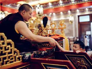 Thaye Dorje, His Holiness the 17th Gyalwa Karmapa, at the Karma Kagyu Monastery in Tainan, Taiwan, August 2026. Photo: Tokpa Korlo.