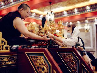 Thaye Dorje, His Holiness the 17th Gyalwa Karmapa, at the Karma Kagyu Monastery in Tainan, Taiwan, August 2026. Photo: Tokpa Korlo.