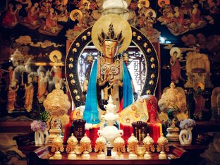 Thaye Dorje, His Holiness the 17th Gyalwa Karmapa, at the Karma Kagyu Monastery in Tainan, Taiwan, August 2026. Photo: Tokpa Korlo.