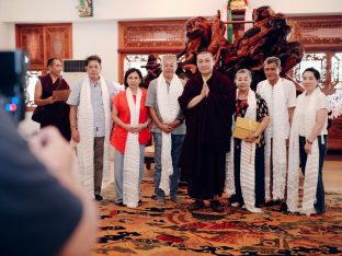 Thaye Dorje, His Holiness the 17th Gyalwa Karmapa, at the Karma Kagyu Monastery in Tainan, Taiwan, August 2026. Photo: Tokpa Korlo.