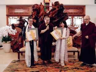Thaye Dorje, His Holiness the 17th Gyalwa Karmapa, at the Karma Kagyu Monastery in Tainan, Taiwan, August 2026. Photo: Tokpa Korlo.