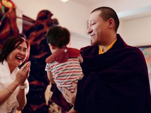 Thaye Dorje, His Holiness the 17th Gyalwa Karmapa, at the Karma Kagyu Monastery in Tainan, Taiwan, August 2026. Photo: Tokpa Korlo.