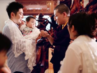 Thaye Dorje, His Holiness the 17th Gyalwa Karmapa, at the Karma Kagyu Monastery in Tainan, Taiwan, August 2026. Photo: Tokpa Korlo.