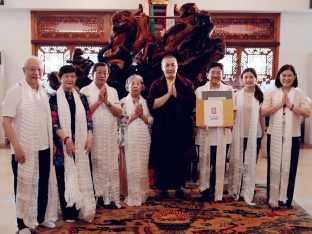 Thaye Dorje, His Holiness the 17th Gyalwa Karmapa, at the Karma Kagyu Monastery in Tainan, Taiwan, August 2026. Photo: Tokpa Korlo.