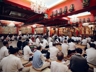 Thaye Dorje, His Holiness the 17th Gyalwa Karmapa, at the Karma Kagyu Monastery in Tainan, Taiwan, August 2026. Photo: Tokpa Korlo.