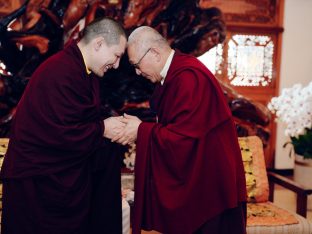 Thaye Dorje, His Holiness the 17th Gyalwa Karmapa, at the Karma Kagyu Monastery in Tainan, Taiwan, August 2026. Photo: Tokpa Korlo.