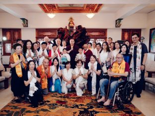 Thaye Dorje, His Holiness the 17th Gyalwa Karmapa, at the Karma Kagyu Monastery in Tainan, Taiwan, August 2026. Photo: Tokpa Korlo.