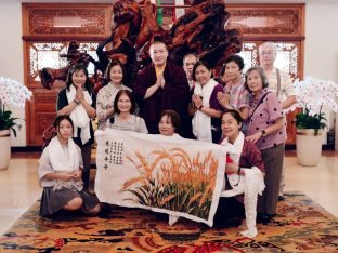 Thaye Dorje, His Holiness the 17th Gyalwa Karmapa, at the Karma Kagyu Monastery in Tainan, Taiwan, August 2026. Photo: Tokpa Korlo.