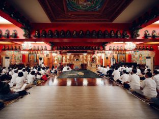 Thaye Dorje, His Holiness the 17th Gyalwa Karmapa, at the Karma Kagyu Monastery in Tainan, Taiwan, August 2026. Photo: Tokpa Korlo.