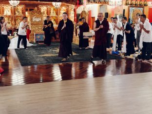 Thaye Dorje, His Holiness the 17th Gyalwa Karmapa, at the Karma Kagyu Monastery in Tainan, Taiwan, August 2026. Photo: Tokpa Korlo.