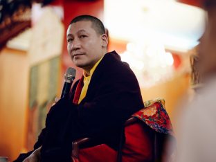 Thaye Dorje, His Holiness the 17th Gyalwa Karmapa, at the Karma Kagyu Monastery in Tainan, Taiwan, August 2026. Photo: Tokpa Korlo.