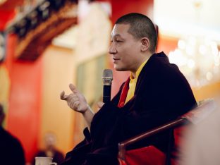 Thaye Dorje, His Holiness the 17th Gyalwa Karmapa, at the Karma Kagyu Monastery in Tainan, Taiwan, August 2026. Photo: Tokpa Korlo.