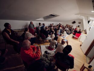 Thaye Dorje, His Holiness the 17th Gyalwa Karmapa, visited the Schwarzenberg Buddhist Centre, Germany. Photo: Tokpa Korlo.