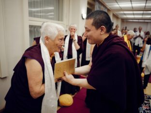 Thaye Dorje, His Holiness the 17th Gyalwa Karmapa, visited Dhagpo Möhra in Germany, August 2026. Photo: Tokpa Korlo.