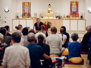 Thaye Dorje, His Holiness the 17th Gyalwa Karmapa, visited Dhagpo Möhra in Germany, August 2026. Photo: Tokpa Korlo.