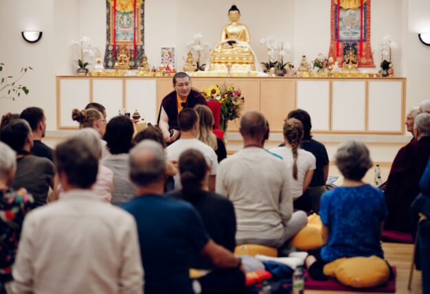 Thaye Dorje, His Holiness the 17th Gyalwa Karmapa, visited Dhagpo Möhra in Germany, August 2026. Photo: Tokpa Korlo.