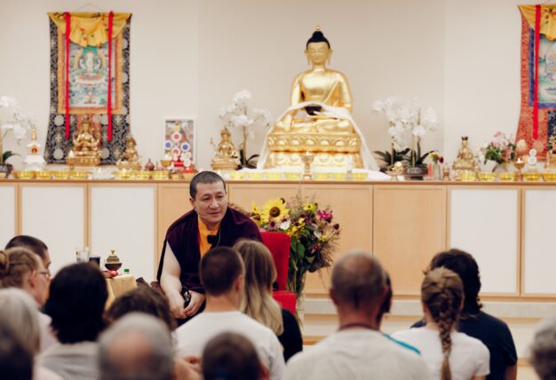 Thaye Dorje, His Holiness the 17th Gyalwa Karmapa, visited Dhagpo Möhra in Germany, August 2026. Photo: Tokpa Korlo.