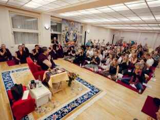 Thaye Dorje, His Holiness the 17th Gyalwa Karmapa, visited Dhagpo Möhra in Germany, August 2026. Photo: Tokpa Korlo.