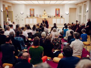 Thaye Dorje, His Holiness the 17th Gyalwa Karmapa, visited Dhagpo Möhra in Germany, August 2026. Photo: Tokpa Korlo.