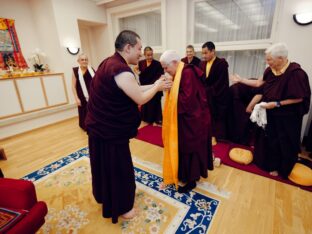 Thaye Dorje, His Holiness the 17th Gyalwa Karmapa, visited Dhagpo Möhra in Germany, August 2026. Photo: Tokpa Korlo.