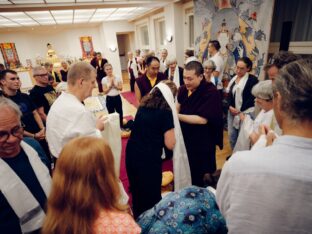 Thaye Dorje, His Holiness the 17th Gyalwa Karmapa, visited Dhagpo Möhra in Germany, August 2026. Photo: Tokpa Korlo.