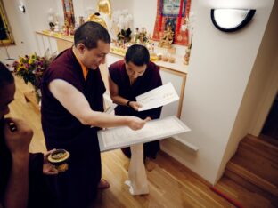 Thaye Dorje, His Holiness the 17th Gyalwa Karmapa, visited Dhagpo Möhra in Germany, August 2026. Photo: Tokpa Korlo.