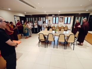Thaye Dorje, His Holiness the 17th Gyalwa Karmapa, receives empowerments from His Eminence Luding Khen Rinpoche in Singapore, October 2026