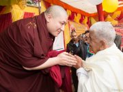 Thaye Dorje, His Holiness the 17th Gyalwa Karmapa, blesses devotees