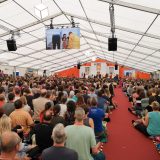 Traditional welcome ceremony for Thaye Dorje, His Holiness the 17th Gyalwa Karmapa, and Thugseyla at the Europe Center in Germany.