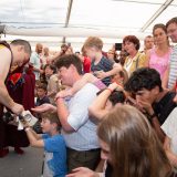 Thaye Dorje, His Holiness the 17th Gyalwa Karmapa, gives the empowerment of Chenresig to over 6,000 students at the Europe Center in Germany.